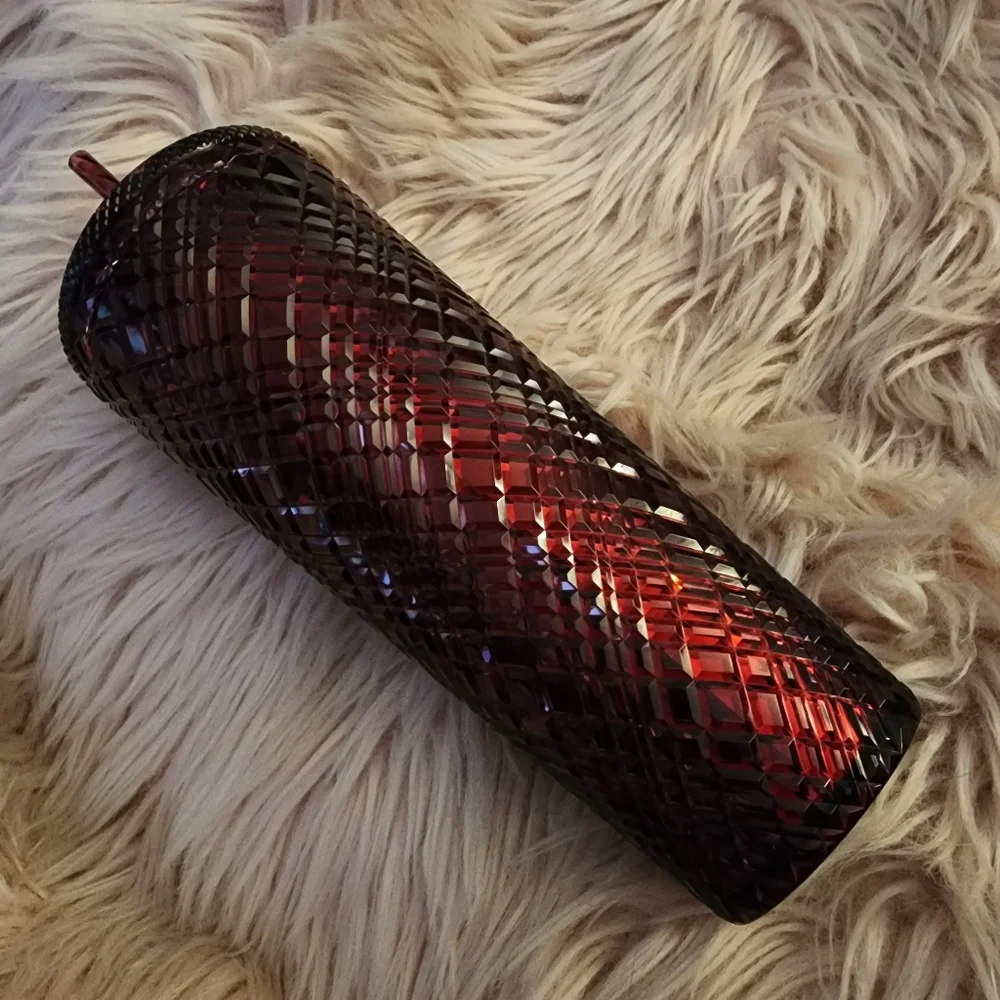 Starbucks Jeweled dark red 2022 venti tumbler cup